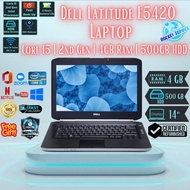 LAPTOP Dell E5420 Core I5 2nd Generation 4GB Ram & 500GB HDD [Refurbished]