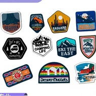 [Custom Velcro patch]HK.National Park Outdoor Embroidered Morale Badge 3D Velcro Patch /Badges/armba