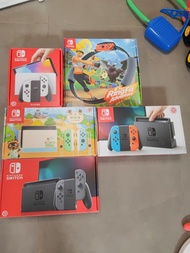 請先睇內文價錢同說明,共10部 二手大電續航版/細電可開心/oled switch/switch lite/pro 手掣/JOYCON