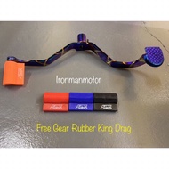 Gear Padel Titanium Y15ZR / LC135 Free Gear Rubber King Drag