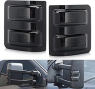 OPP ULITE F350 Mirror Lights Side Marker Smoke Lens Replacement, Super Duty Len, Without Led Light, 