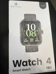 Haylou Watch 4 智能手錶（黑色版，具備 GPS 定位功能）