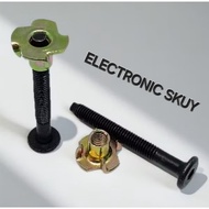 SPEAKER BOLT AND CLAW NUT M6 SIZE 5CM KEY L