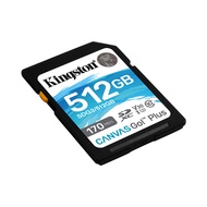 512 GB SD CARD (เอสดีการ์ด) KINGSTON CANVAS GO PLUS (SDG3/512GB) (