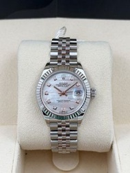 [SOLD OUT]二手 USED  ROLEX 勞力士 DATEJUST 279174 貝殼面鑽石字 亂碼 淨錶 WATCH ONLY