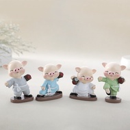 Statue of the Four Pigs Dancing Rights (5.5 x 5 x 8 cm)