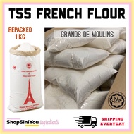French Flour T55 Medium Protien 1kg