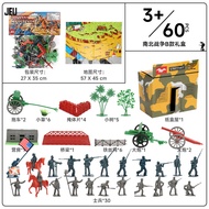 JEU Old School Civil War Soldier 20 Military Model Miniature Toy Vintage Static Action Figure Collec