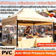 【50X Thickened PVC 】6x6 6x10 10x10 10x15 10x20FT canopy side wall transparent canvas wall canopy khe