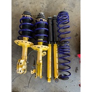 Honda Jazz GE8 RS KYB Lowfer Sport Absorber with Spring Original Halfcut Japan GE GE6