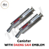 Stainless Canister with DAENG SAI4 Emblem