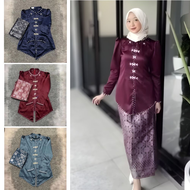 HEGAR STORE- TERMURAH NEW ONESET SILK PREMIUM ALANA BAJU KURUNG WANITA TREND 2025 DRESS MELAYU PESTA
