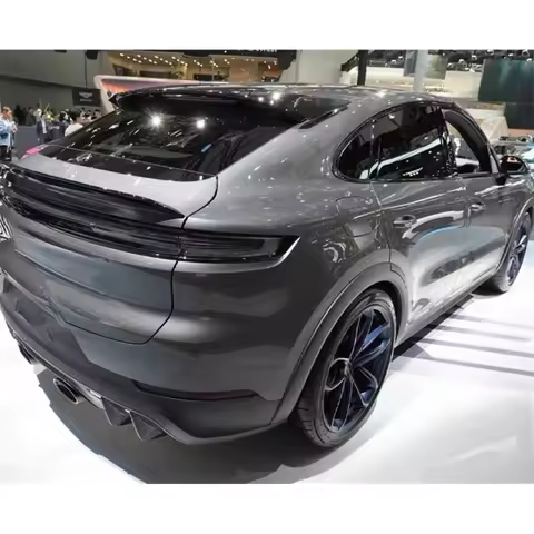 High Quality For Cayenne Coupe Turbo GT 2017-2024 Real Carbon Fiber Rear Spoiler Wing Kit
