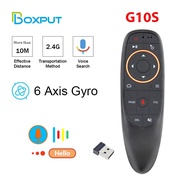 【Stylish】 G10s Pro Bt Air Mouse 2.4g Wireless Gyroscope Smart Remote Control With Voice Ir Learning For Tv Box H96 Max X88 Pro X9