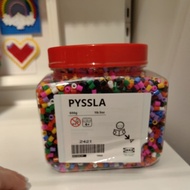 Very Authentic IKEA. Beads Assorted Colors Size 600 G. PYSSLA Pushla