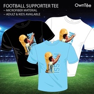 FIFA World Cup MESSI 06 Supporter Jersey Football ARGENTINA Jersey Bola Sepak Adult