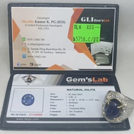 Iolite Gemstone + Memo.