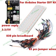 Breadboard mb102 e 3.3v 5.5v + jumper starter kit wemos nodemcu