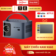 Máy Chiếu Mini 4K K880 Chính Hãng KAW Hệ ĐIều Hành Android 9.0 Độ Sáng Cao Xem Phim Giải Trí - BẢO H