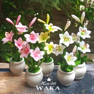 Mini Clay Flowers - Mini Cup Pot 12cm