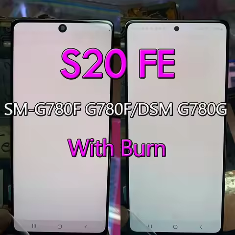 6.5" Burn Defect LCD For Samsung S20FE S20 fe LCD For Samsung S20 FE G780 G781 LCD Display Touch Scr
