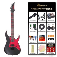 Ibanez Electric Guitar GRG131DX Black Matte Finish Rock Style 24 Frets Fixed Bridge Beginner Guitar 