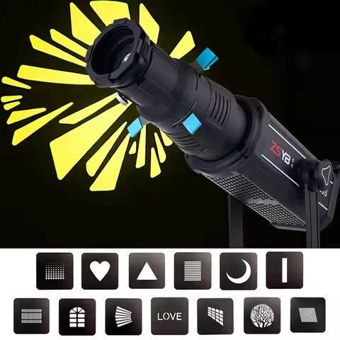 ZSYB YG90 19 36 Degrees Bowens Lightweight Degrees Bowens Mount Spotlight Proiector For Aputure Godo