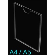 Acrylic Display A4 Slot