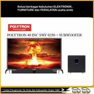 TV LED 40 Inch Polytron SWF0250 + subwoofer free ongkir Kota Bogor