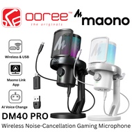 MAONO DM40 PRO WIRELESS GAMING MICROPHONE NOISE-CANCELLATION USB MIC WITH SOFTWARE, AI CHANGE VOICE 
