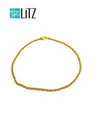 LITZ 916 (22K) Gold Bracelet Hollow (PX)  LGB0084