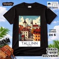 T-SHIRT BY ESTONIA 6 WEAR COUNTRYTAG ASAL ESTONIA COTTON 24S SOUVENIR PREMIUM GIFT