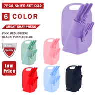 [READY STOCK] 7PCS KNIFE SET D22