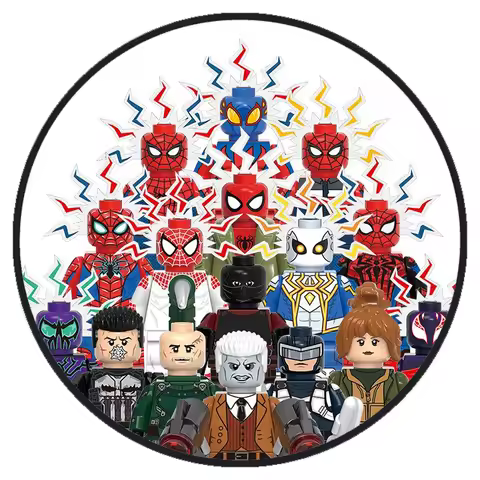 TV3237 GH0231 Comic Spiderman Mini Action Figures Model Building Blocks Spider-Man Brand New Day Pun
