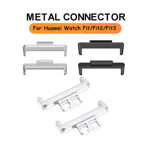 Stainless Steel Metal Strap connector for Huawei Watch Fit 2 3 4 5/Fit New/ SE/ Special Edition/ Fit