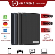 HHAGENS HDD 320GB/500GB/1TB USB3.0 type C 2.5 inch Hard Disk/Portable Hard Drive/External for laptop