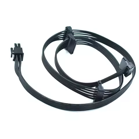 SATA Power Cable 6 Pin to 4X 15 Pin sata Hard Drive Adapter Splitter for Corsair Type 4 HX750 HX850 
