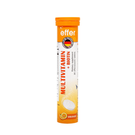 Effer วิตามินเม็ดฟู่ ( MULTIVITAMIN BIOTIN ZINC VITAMIN C CALCIUM D Elderberry Bioflavonoid collagen gluta magnesium hof