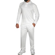 Cricket white Cricket Jersey long-sleeve, short sleeve with and without trouser ship with in 1 worki