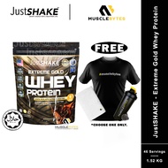 JustSHAKE - Extreme Gold Whey Protein [3.38LBS / 1.52KG / 46 Servings] [Halal Certified]