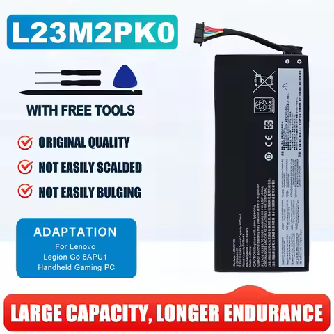 New 7.76V 81Wh L23B2PK0 Battery Upgraded High-Capacity for Legion Go 8APU1 Handheld Gaming PC L23M2P