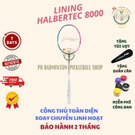 [Worn string - Free bag + wrap] Genuine Lining Halbertec 8000 Badminton Racket, 3 Months