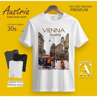 AUSTRIA VIENNA SOUVENIR T-SHIRT PREMIUM ORIGINAL LABELTAG ADULT GIFT