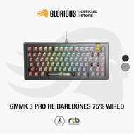 Glorious GMMK 3 Pro HE Barebones 75% คีย์บอร์ดเกมมิ่ง Wired Gaming Keyboard (ไม่รวมคีย์แคปและสวิตช์)