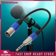 ♚SunshineStores✪  XLR To 1/4inch Cable XLR To  6.35mm 1/4 Inch Cord XLR Male To 6.35mm Male Cable