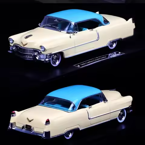 GFCC 1:43 1955 Cadi Coupe Deville Vintage Cars Alloy Car Model Diecast Classics Adult Souvenir Gift 