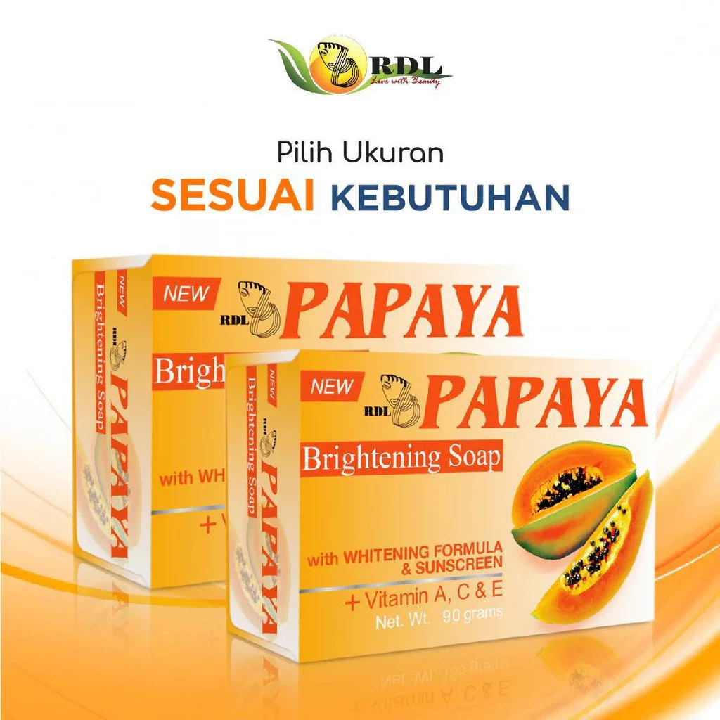 RDL PAPAYA BRIGHTENING SOAP / SABUN PAPAYA RDL SOAP