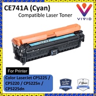 Compatible CE741A CE741 741A  Cyan Colour Toner for HP LaserJet CP5225