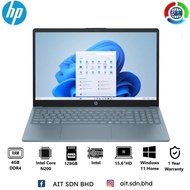 HP 15-fd0082wm 15.6"HD Moonlight Blue Laptop Intel Core N200 4GB 128GB SSD Intel W11