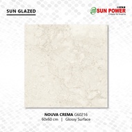 Keramik Lantai Body Putih Glossy - Nouva Series 60x60 | Sun Power